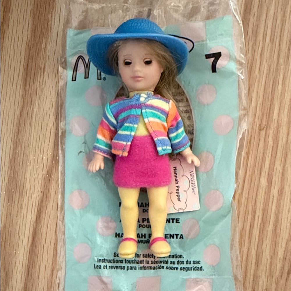 Colorful Doll with Blue Hat